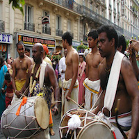 Le défilé du Dieu Ganesh