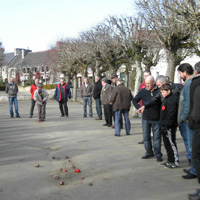 Jeu du bouloù pok à Guerlesquin