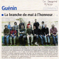 Branche de mai dans le Morbihan
