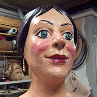 Le carnaval de Lesquin (géants Hippolyte et Titée)
