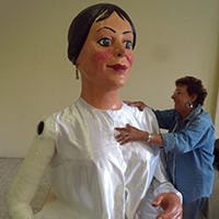 Le carnaval de Lesquin (géants Hippolyte et Titée)