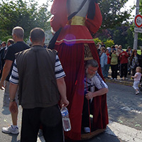 Le carnaval de Lomme (géante Anne Delavaux)