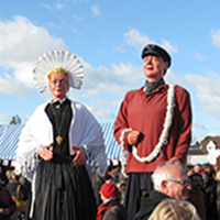 La fête de la Mer à Boulogne-sur-Mer (géants Batisse et Zabelle)