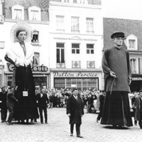 La fête de la Mer à Boulogne-sur-Mer (géants Batisse et Zabelle)