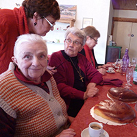 La fête de la Sainte-Agathe à Saint-Pierre-d'Albigny, dans le massif des Bauges