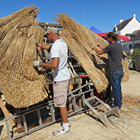 Les savoir-faire chaumiers dans le golfe du Morbihan