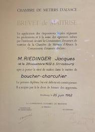 Brevet de maîtrise de boucherie