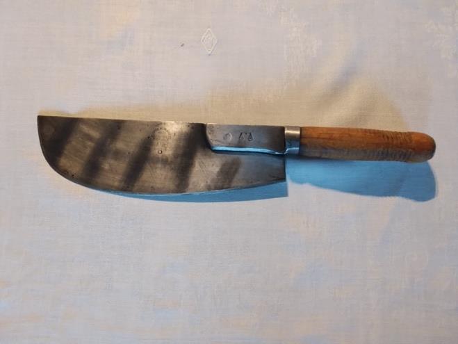 Feuille de boucher ancienne