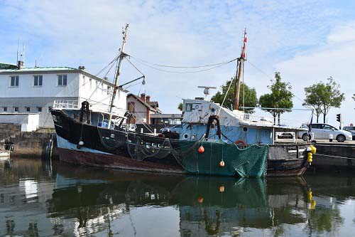 Le Jacques-Louise dans le port de Cherbourg, 24 juin 2021. © Théo Lebouc, 2021.