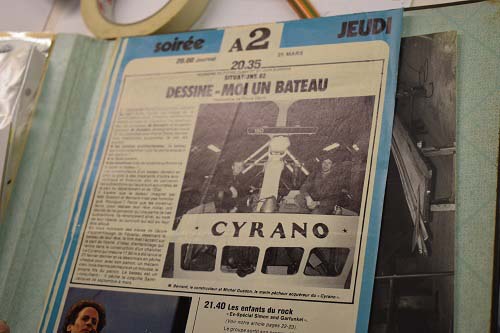 Coupure de presse présentant l’émis- sion « Dessine-moi un bateau », 17 juin  2021. © Théo Lebouc, 2021.