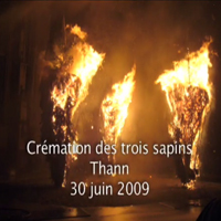 Crémation des trois sapins - Thann 30 juin 2009